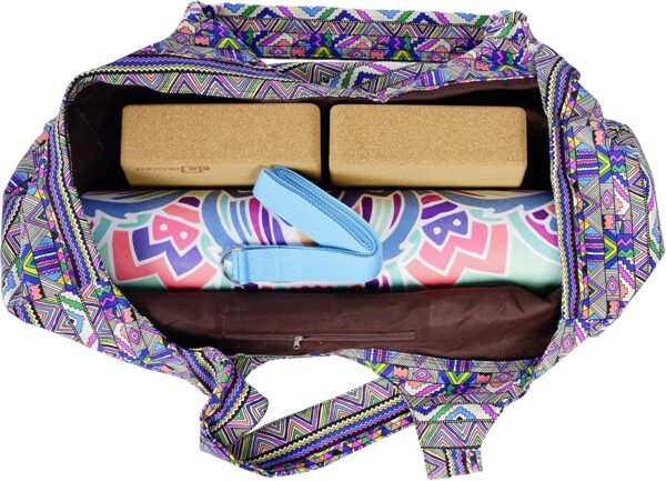 Aozora Yoga Mat Bag Large Yoga Mat Tote Sling Carrier with Pockets Fits Mats with Multi-Functional Storage Pockets Light and Durable