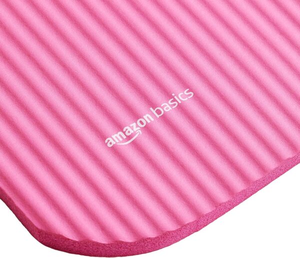 Amazon Basics 1/2 Inch Extra Thick Exercise Yoga Mat with Carrying Strap