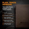 SaltWrap Daily Fitness Planner Workout Planner & Log Book, Exercise Gym Notebook Wellness, Health, Nutrition, and Food Plan Tracker, Weight Loss Goal Tracking (Daily + Weekly Logs)