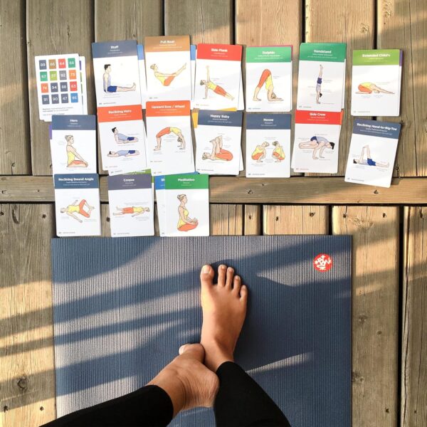 WorkoutLabs Yoga Cards I & II – Complete Set Beginners & Intermediate: Professional Study, Class Sequencing & Practice Guide · Premium Yoga Asana Flash Cards Deck with Sanskrit