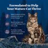 Blue Buffalo Wilderness Natural Mature Dry Cat Food for Cats 7+ Years, High-Protein and Grain-Free Diet, Supports Immune System Health and Energy to Stay Active, Chicken, 5-lb. Bag