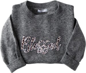 Love in Faith | Blessed Leopard | Christian T-Shirts & Crewneck Sweatshirts for Women | Faith-Based Apparel | Christian Gifts