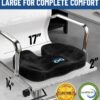 Everlasting Comfort Doctor Recommended Memory Foam Seat Cushions for Office Chairs - HSA FSA Eligible Tailbone Pain Relief Cushion, Sciatica & Back Support, Office Chair Cushion & Car Seat Cushion