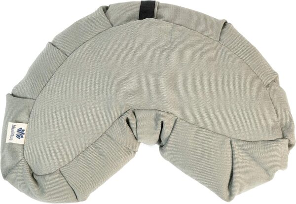 Blue Lotus Crescent Meditation Cushion