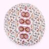 32" Peacock Mandala Bohemian Yoga Meditation Floor Pillow Cover Comfortable Home Car Bed Sofa Cushion Couch Seating Large Zipped Throw (32 inches, White Multi)