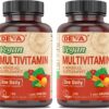 DEVA Vegan Multivitamin & Mineral Supplement - Vegan Formula with Green Whole Foods, Veggies, and Herbs - High Potency - Manufactured in USA and 100% Vegan - 90 Count (Pack of 2)