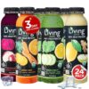 O2 Living Juices Cold Pressed Juice – Organic Low-Calorie Detox Cleanse Drink, Non-GMO, Fresh Fruit & Vegetable Juice, Immunity Refresher, Vitamin-Packed Beverage – 24 Pack | 3-Day (12oz Each)