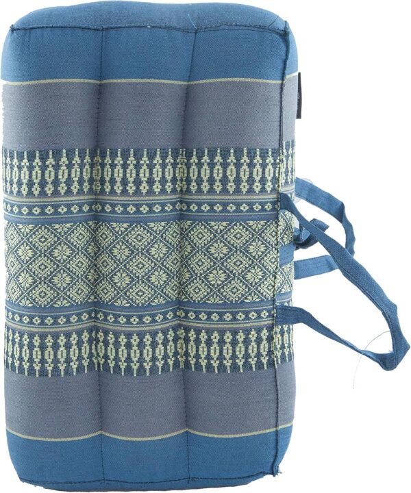 Foldable Cushion - Organic Kapok Filling, use Folded and Unfolded for Meditation, Soft Yoga Prop, Portable Cushion
