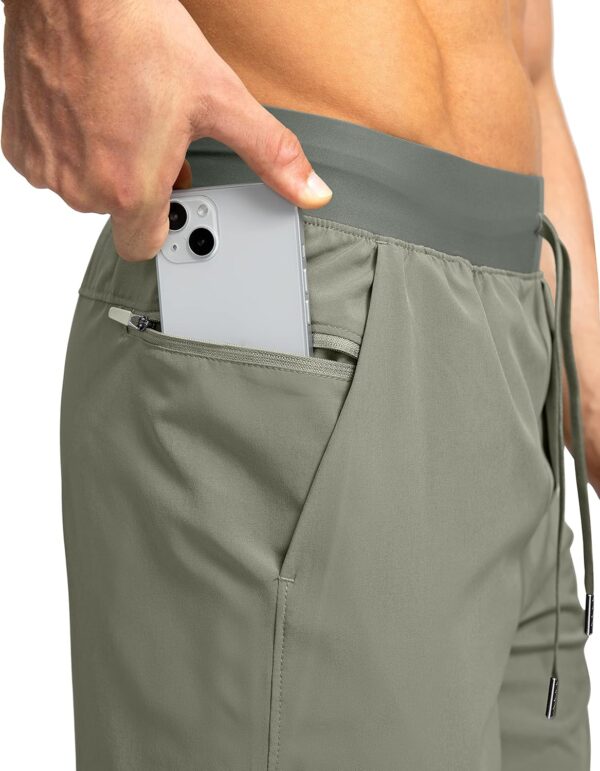 Men's Running Shorts with Zipper Pockets 7"/ 5" / 9" Lightweight Quick Dry Basketball Gym Workout Athletic Shorts for Men