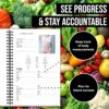 NewMe Fitness Journal for Women & Men, Food & Workout Journal, Planner Log Book to Track Weight Loss, Muscle Gain, Home Gym Exercise, Bodybuilding Progress, Daily Nutrition & Personal Health Tracker