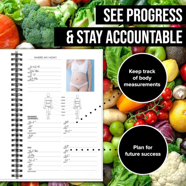 NewMe Fitness Journal for Women & Men, Food & Workout Journal, Planner Log Book to Track Weight Loss, Muscle Gain, Home Gym Exercise, Bodybuilding Progress, Daily Nutrition & Personal Health Tracker