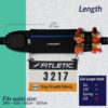 Fitletic - Ultimate II Running Pouch with Gels, Runners Pouch, Running Waist Belt with Gel Loops, Exterior Pocket, Inner Pocket, and Integrated Bib Toggles, Running Accessories