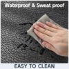 Exercise Equipment Mat for Bike, Treadmill, Elliptical, Yoga - Non Slip Bike Trainer Mat for Stationary Spin Bike Indoor Outdoor, High Density Workout Floor Protector Mat 90" x 40"