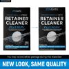 Retainer Cleaner Tablets - Quick 3-Minute Clean for Dentures, Mouth Guards, Aligners, and Night Guards - 120 Dental Cleansing Tablets - FSA HSA Approved Dental Appliance Cleanser