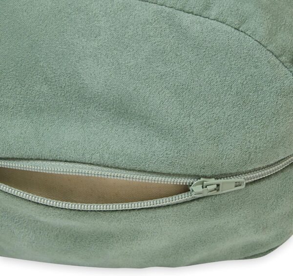 Gaiam Yoga Bolster - Long, Rectangular Meditation Pillow - Supportive Cushion for Restorative Yoga and Sitting on the Floor - Built-In Carrying Handle - Machine Washable Cover'