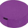 Retrospec Sedona Zafu Meditation Cushion Filled w/Buckwheat Hulls - Yoga Pillow for Meditation Practices - Machine Washable 100% Cotton Cover & Durable Carry Handle, Round