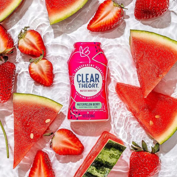 Water Flavoring Drops with Electrolytes, Water Enhancer Liquid Flavored Water Drink Mix, Hydration for Kids, Vegan, Gluten Free, Low Calorie (Blue Raspberry & Watermelon Berry)