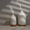 VIVITEST Ceramic Diffusers,Stone Essential Oil Diffuser, Ultrasonic Aromatherapy Diffusers for Home