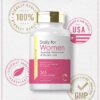 Carlyle Women's Daily Multivitamin | 365 Tablets | Vitamin and Mineral Supplement | Non-GMO, Gluten Free Pills