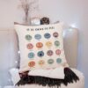 Nogrit Classroom Calming Corner Decor Calm Down Corner Supplies Counseling Office Must Haves Throw Pillow Cover 18X18, Mental Health Decor for Therapy Office Decor Must Haves Therapist Gifts
