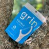 GRIN Double Flosspyx, Floss Picks, 75 Count, Dental Flossers, Minty Flavor, Recycled Plastic, 2 Lines of Strong Floss, Longer Floss Head, Traps Food and Plaque, Includes Safe Soft Fold-Back Tooth Pick