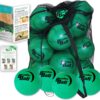 Official Club Kit (25 Balls), Original Soft 9 Inch Pilates Ball, Small Exercise Ball for Barre, Yoga, Stability, Abs Core, Physical Therapy + Mesh Bag, Instructions, Streaming Videos