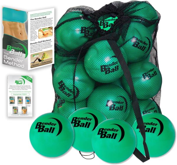 Official Club Kit (25 Balls), Original Soft 9 Inch Pilates Ball, Small Exercise Ball for Barre, Yoga, Stability, Abs Core, Physical Therapy + Mesh Bag, Instructions, Streaming Videos