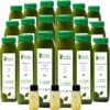 5 Day Green Juice Cleanse by Raw Fountain, All Natural Raw, Vegan Detox, Cold Pressed Juice, 30 Bottles 12oz, 3 Ginger Shots