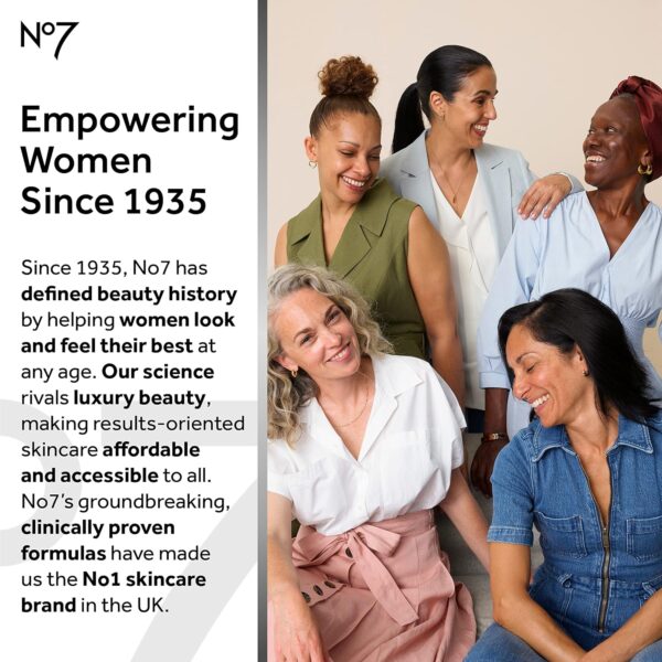 No7 HydraLuminous+ Hydrating Day Gel Moisturizer - Hyaluronic Acid and Vitamin B3 Niacinamide Face Moisturizer to Hydrate, Protect & Refresh Skin - Supports Skin Barrier Repair (1.69 Fl Oz)