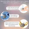 Aries Zodiac Healing Crystal Set, Pack of 3 Crystals Raw Stones Astrology Gifts for Women Birthday Anniversary Gifts Mother Father Gifts (Information Card Included)