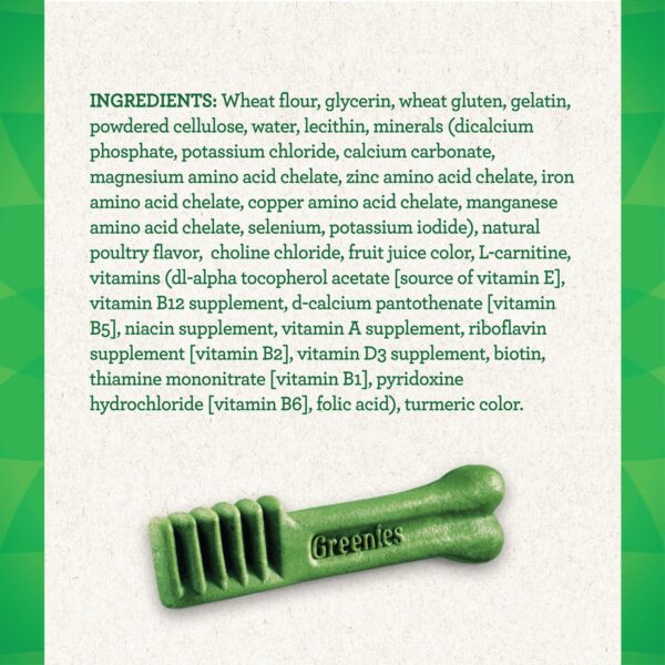 Greenies Weight Management Regular Natural Dog Dental Care Chews Weight Control Dog Treats, 27 oz. Pack (27 Treats)