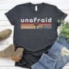Love in Faith | Unafraid Short Sleeve | Christian T-Shirts for Women | Faith-Based Apparel | Christian Gifts