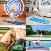 ProsourceFit Extra Thick Yoga and Pilates Mat ½” (13mm) or 1" (25mm), 71-inch Long High Density Exercise Mat with Comfort Foam and Carrying Strap, Grey