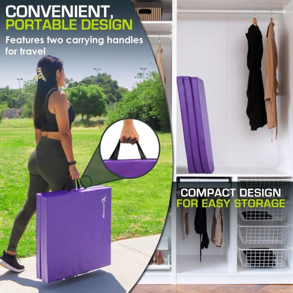 ProsourceFit Tri-Fold Folding Thick Exercise Mat
