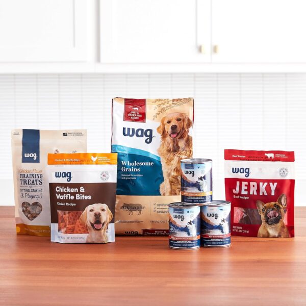 Amazon Brand - Wag Dental Dog Treats to Help Clean Teeth & Freshen Breath - Medium, Unflavored, 36 Count (Pack of 1)