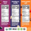 Noka Superfood Fruit Smoothie Pouches Variety Pack, Healthy Snacks with Flax Seed, Plant Protein and Prebiotic Fiber, Vegan and Gluten Free Snacks, Organic Squeeze Pouch, 4.22 oz, 6 Count