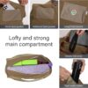 JoYnWell Large Yoga Mat Bag Carrier for men and Women - Stylish Tote with 4 Pockets, Durable Yoga Bolster Fits All your Stuff Light-weight and Easy-to-Carry, 30”