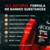 Jocko Fuel Test Booster for Men - Natural Endurance, Stamina, & Strength Booster - Muscle Builder for Men & Nitric Oxide Support with Ginger Root, Shilijat, & Tongkat Ali, 120ct (30 Servings)