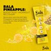 BALA Enzyme Hydration & Sugar-Free Electrolyte Drink Mix Powder - may contributes to overall wellness - Pineapple 0.25oz (10 Count)