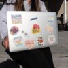 300PCS Affirmation Stickers, Holographic Motivational Sticker Pack, Positive Journal Encouraging Shiny Quotes for Kids, Teachers, Classroom, Waterproof Scrapbook Supplies