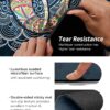 Round Meditation Pilates Yoga Mat Luxury Suede Large Yoga Mat Natural Rubber Non-Slip Base is ery Suitable for Meditation, Stretching, Yoga Environmental Protection, Fitness Exercise, Home and Outdoor. 140CM Diameter