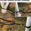 POWER GUIDANCE Battle Rope, 1.5/2 Inch Diameter Poly Dacron 30, 40, 50Ft Length Exercise Equipment for Home Gym & Outdoor Workout, Battle Rope Anchor Included…