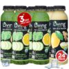O2 Living Cold Pressed Health Juice – Organic Low-Calorie Detox Cleanse Drink, Non-GMO, Nutrient-Packed Fruit & Vegetable Juice, Immunity Boosting Beverage – 24 Pack 3-Day Juice Fasting (12oz)