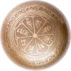 Tibetan Singing Bowl Set - Easy To Play Authentic Handcrafted For Meditation Sound Bowl Chakra Yoga Healing 4 Inches By Himalayan Bazaar (Gold & Green)