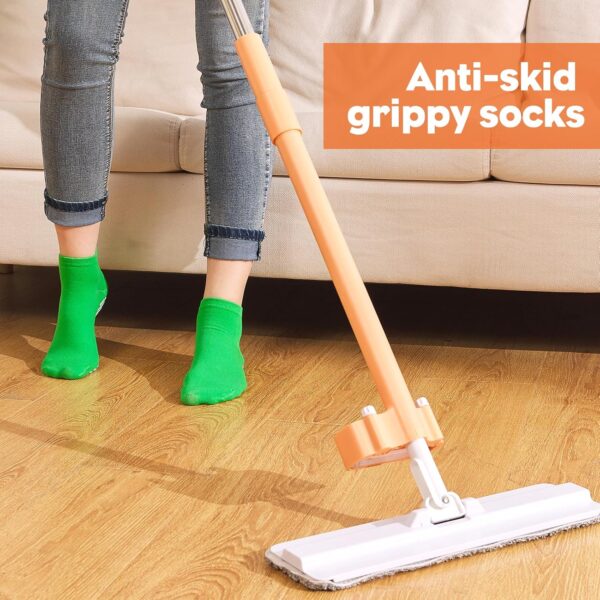Grip Socks for Women Pilates Yoga Socks Non Slip Hospital Socks Ankle Slipper Socks 5/12 Pairs