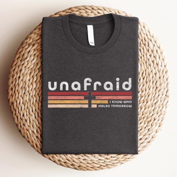 Love in Faith | Unafraid Short Sleeve | Christian T-Shirts for Women | Faith-Based Apparel | Christian Gifts