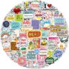 300 Pcs Motivational Stickers for Adults, Inspirational Water Bottle Stickers, Scrapbook Supplies Positive Affirmation Stickers, Mental Health Vision Board Laptop Vinyl Stickers for Kids