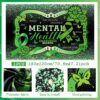 Mental Health Awareness Month Backdrop Green Ribbon Awareness Photo Backdrop for Mental Health Month Party Supplies Outdoor Indoor Wall Decorations 71x47 inch