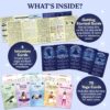 Zinsk Premium Yoga Deck – 70 Beautifully Illustrated 3x5” Cards with Instructions, Alignment Cues, & Modifications – Flashcards for Learning Beginner & Intermediate Poses & Sequencing