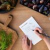 Two Tumbleweeds Meal Planning Notepad - What's for Dinner Weekly Meal Planner and Grocery List Magnet Pad with Tear-Off Shopping List - Family Dinner Menu for Fridge & Meal Prep - 6x9” - 50 Sheets